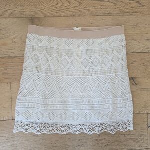 American Eagle Crochet Skirt fairycore balletcore cottagecore coquette boho
